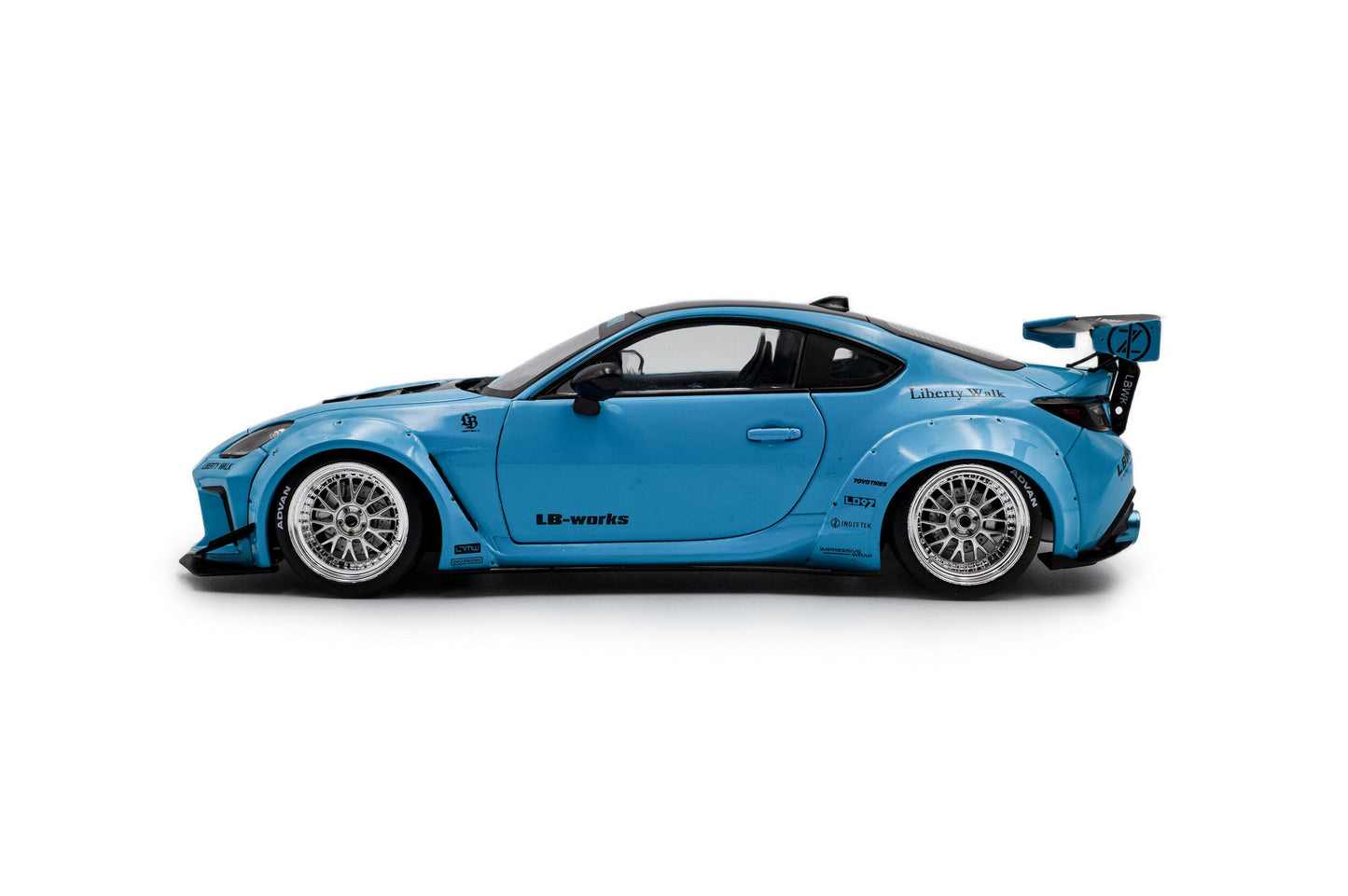 Solido 2024 Toyota GR86 LBWK Body Kit Baby Blue 1:18