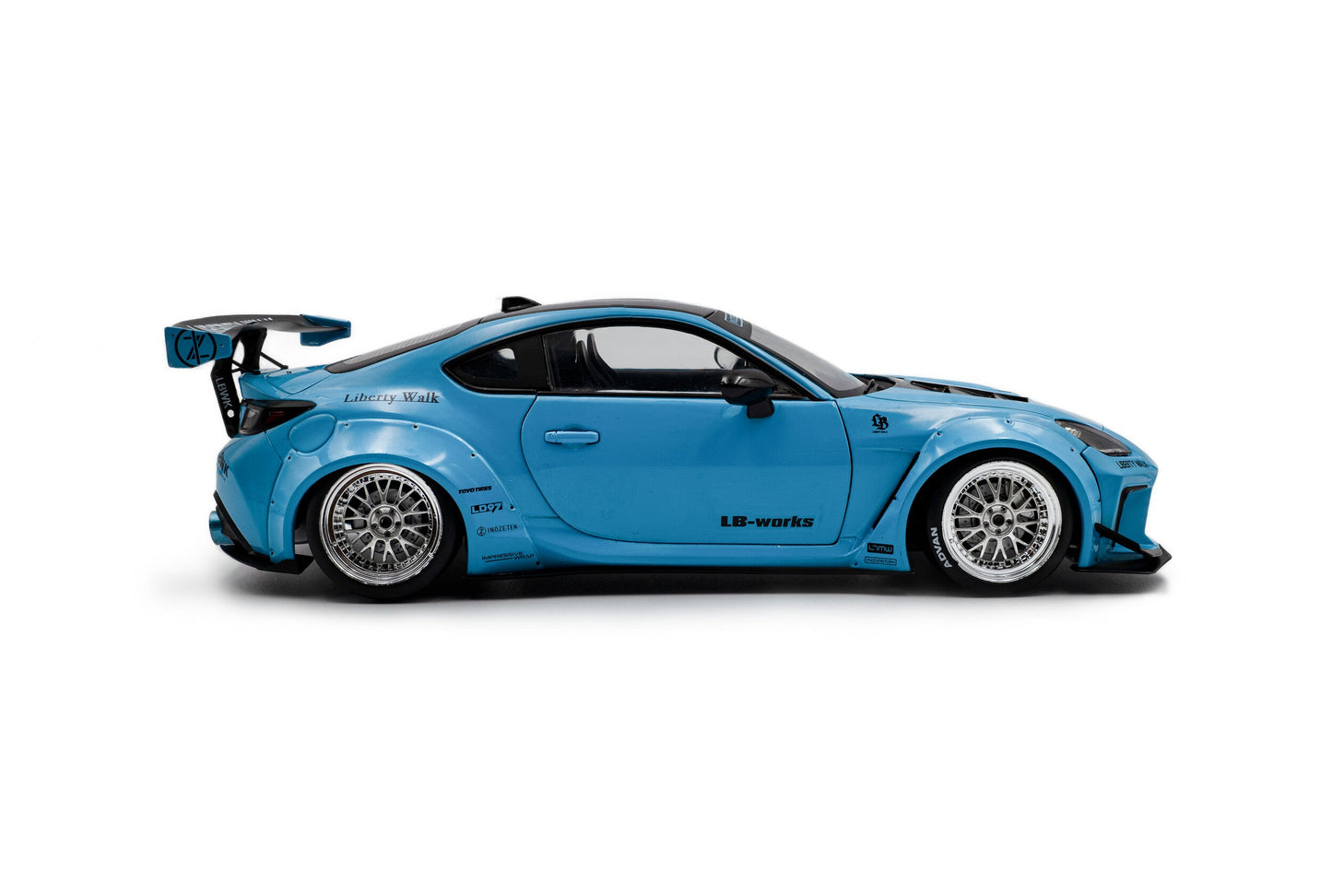 Solido 2024 Toyota GR86 LBWK Body Kit Baby Blue 1:18