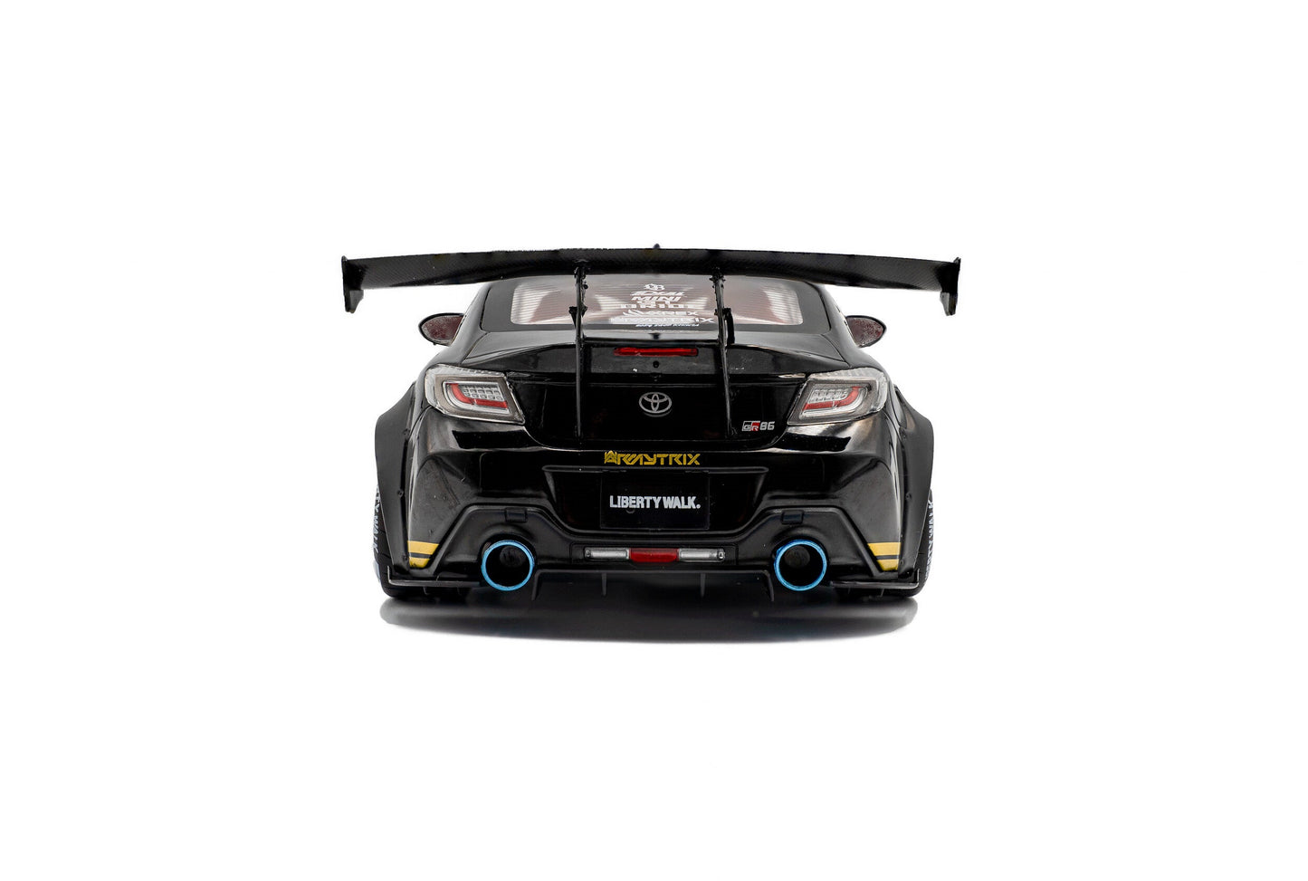 Solido 2024 Toyota GR86 LBWK Body Kit Black & Gold 1:18