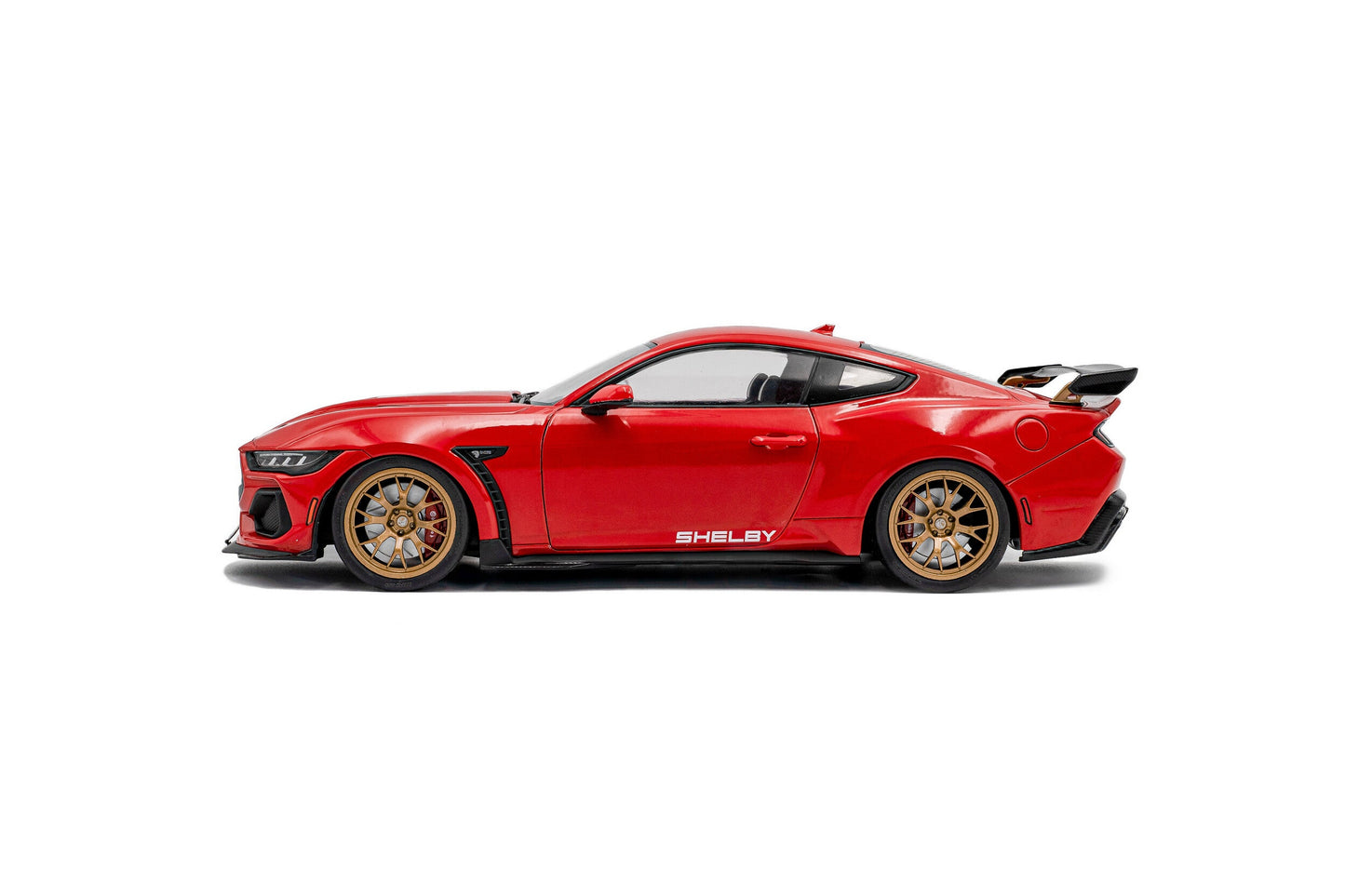 Solido 2025 Ford Shelby Mustang Super Snake Red w/ White Stripes 1:18
