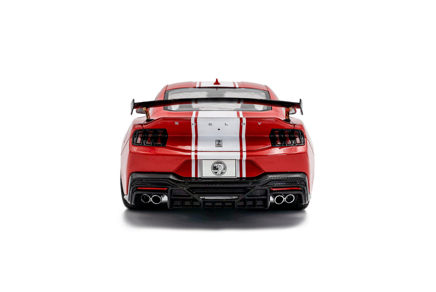 Solido 2025 Ford Shelby Mustang Super Snake Red w/ White Stripes 1:18