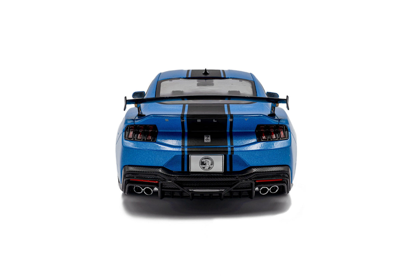 Solido 2025 Ford Shelby Mustang Super Snake Grabber Blue w/ Black Stripes 1:18