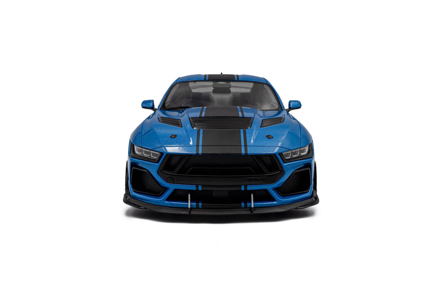 Solido 2025 Ford Shelby Mustang Super Snake Grabber Blue w/ Black Stripes 1:18