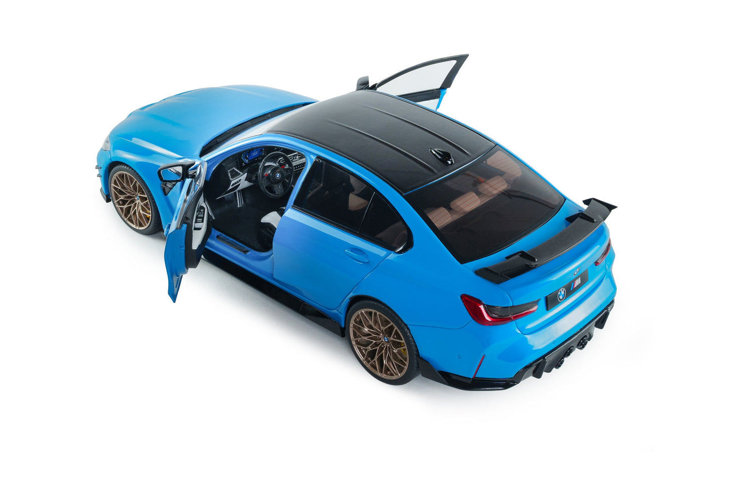 Solido 2024 BMW M3 M-Performance G80 Daytona Beach Blue 1:18