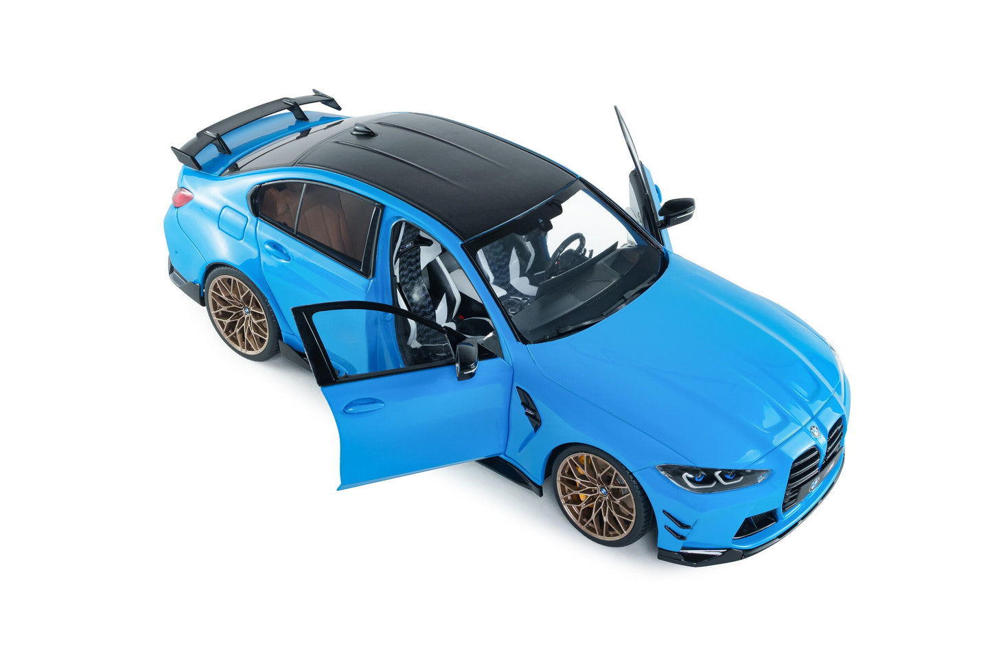Solido 2024 BMW M3 M-Performance G80 Daytona Beach Blue 1:18