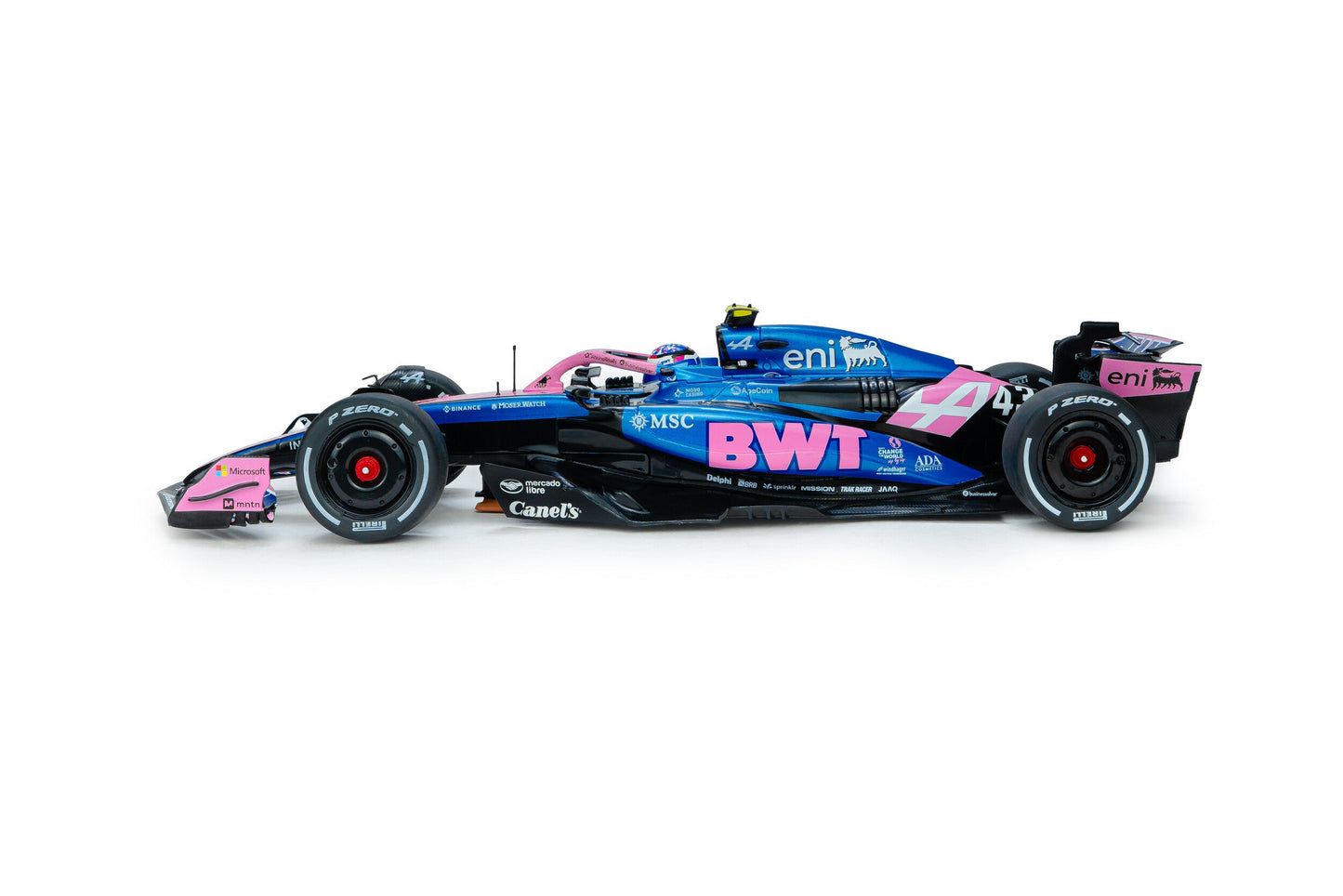 Solido Alpine F1 Team A525 #43 Colapinto Canada GP 2025 Pink 1:18