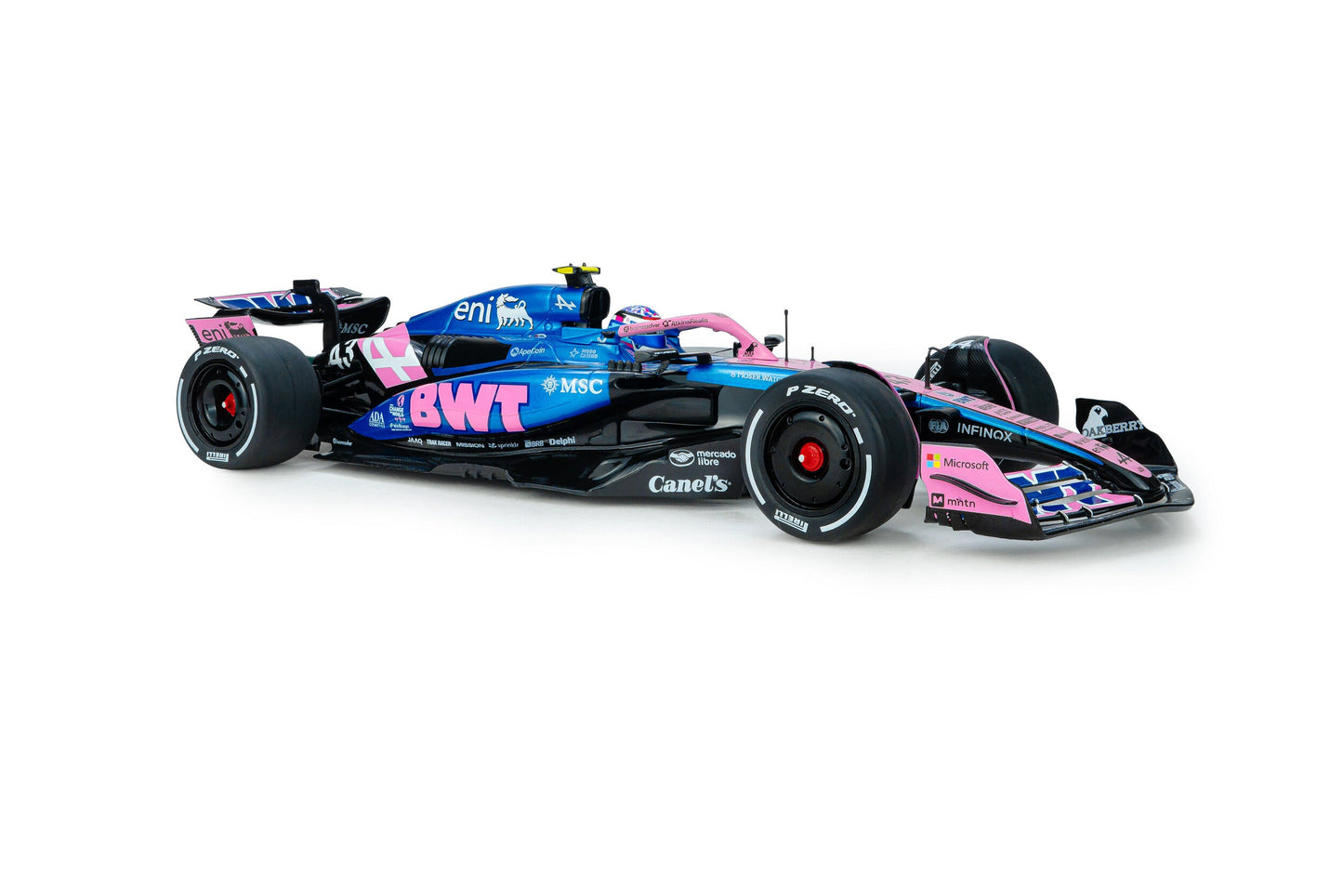 Solido Alpine F1 Team A525 #43 Colapinto Canada GP 2025 Pink 1:18