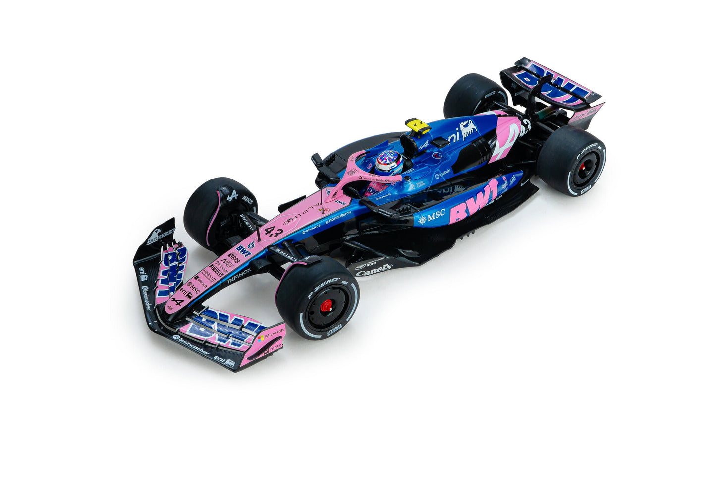 Solido Alpine F1 Team A525 #43 Colapinto Canada GP 2025 Pink 1:18