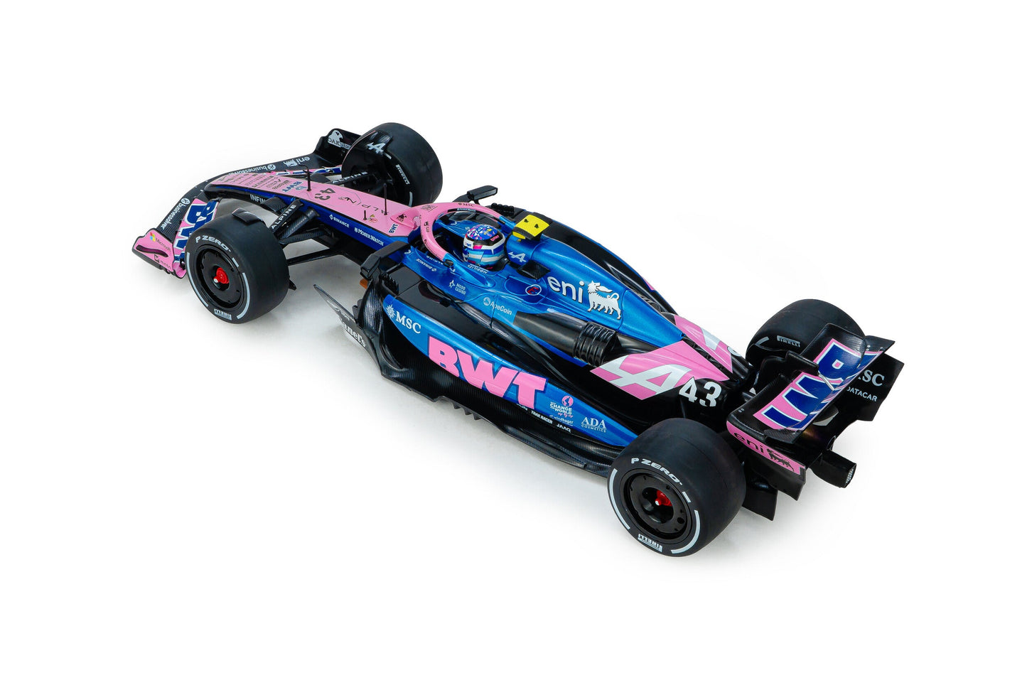 Solido Alpine F1 Team A525 #43 Colapinto Canada GP 2025 Pink 1:18