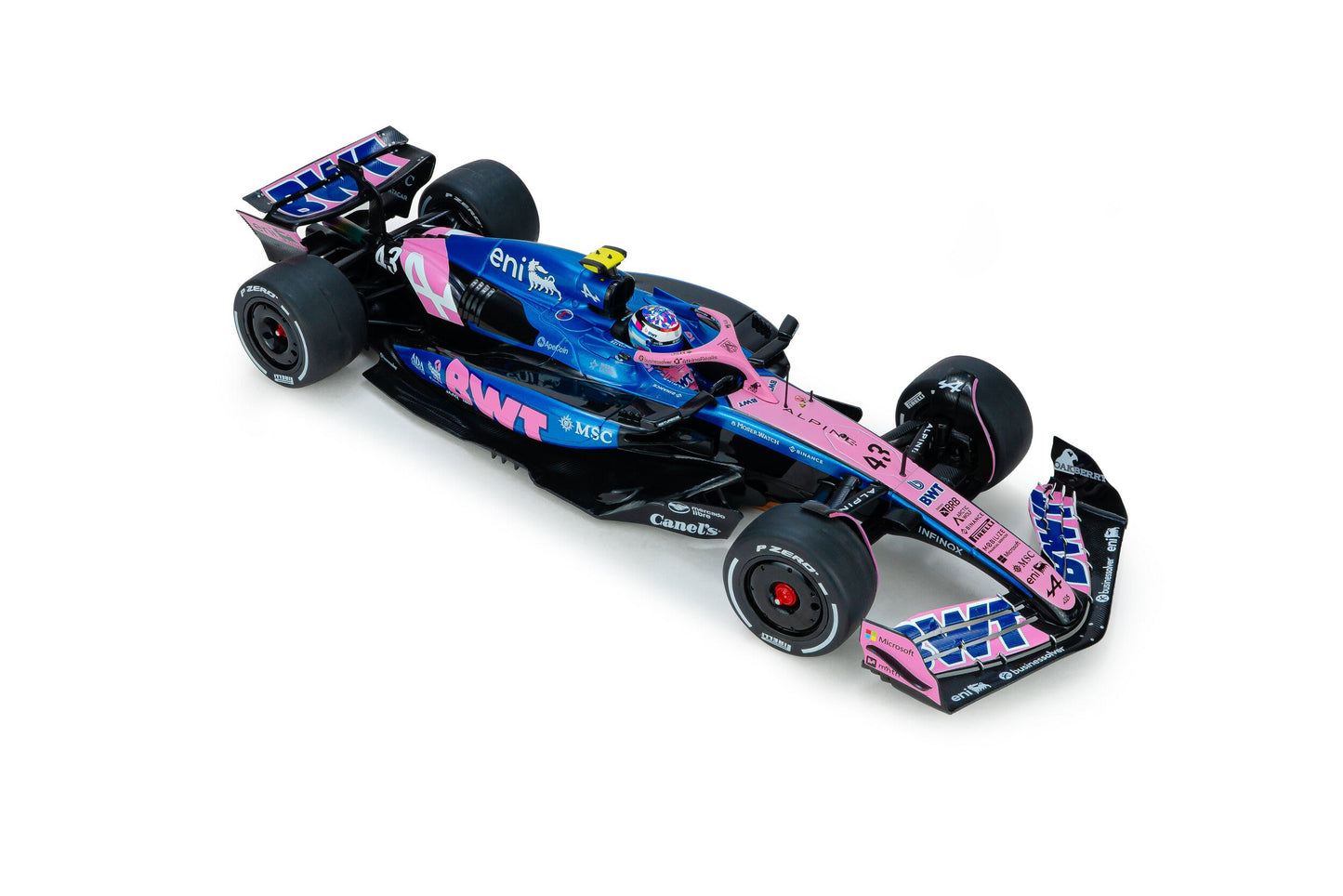 Solido Alpine F1 Team A525 #43 Colapinto Canada GP 2025 Pink 1:18
