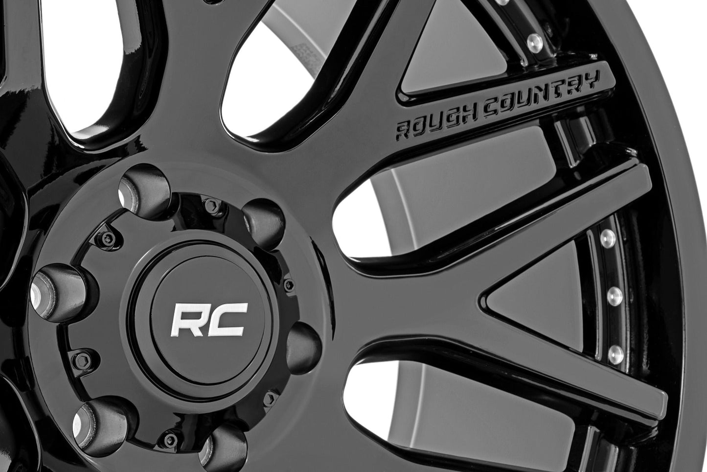 Rough Country 95 Series Wheel Gloss Black