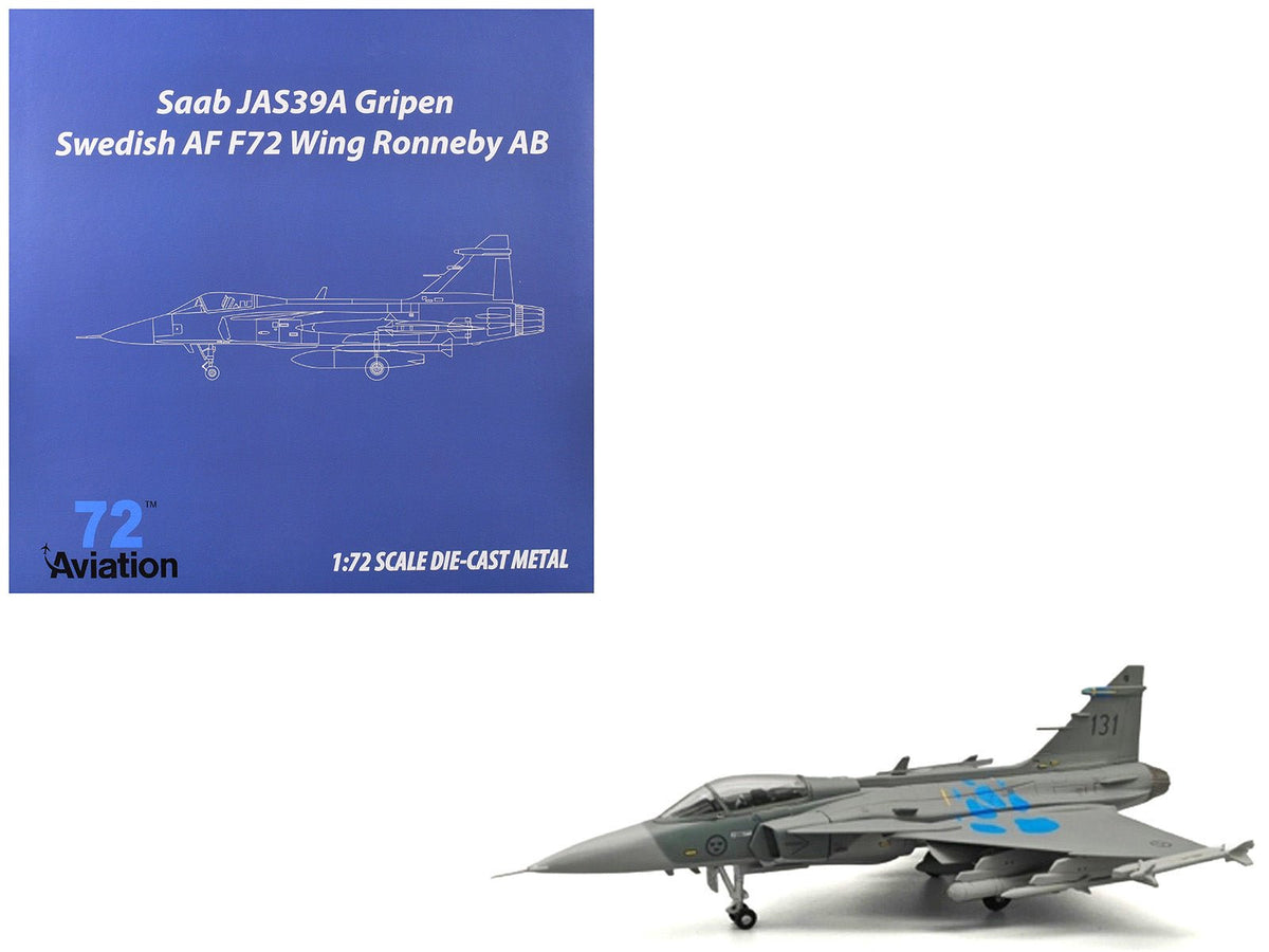 Rapid Vehicles Saab JAS 39A Gripen Fighter Aircraft "131 F 7 Wing Cat’s Paw Livery Satenas Air...