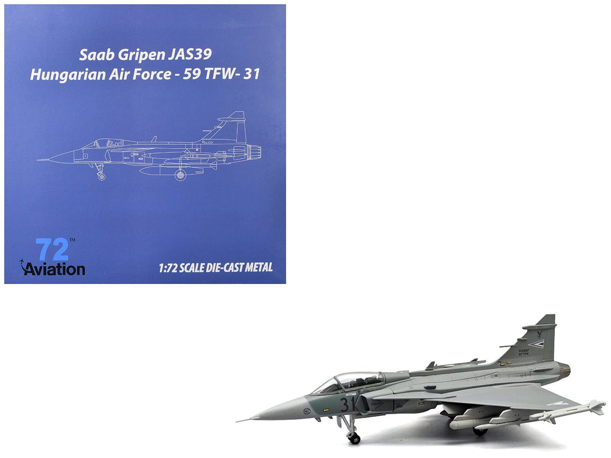 Rapid Vehicles Saab JAS 39C Gripen Fighter Aircraft "59th Tactical Wing" (2023) Hungarian Air...