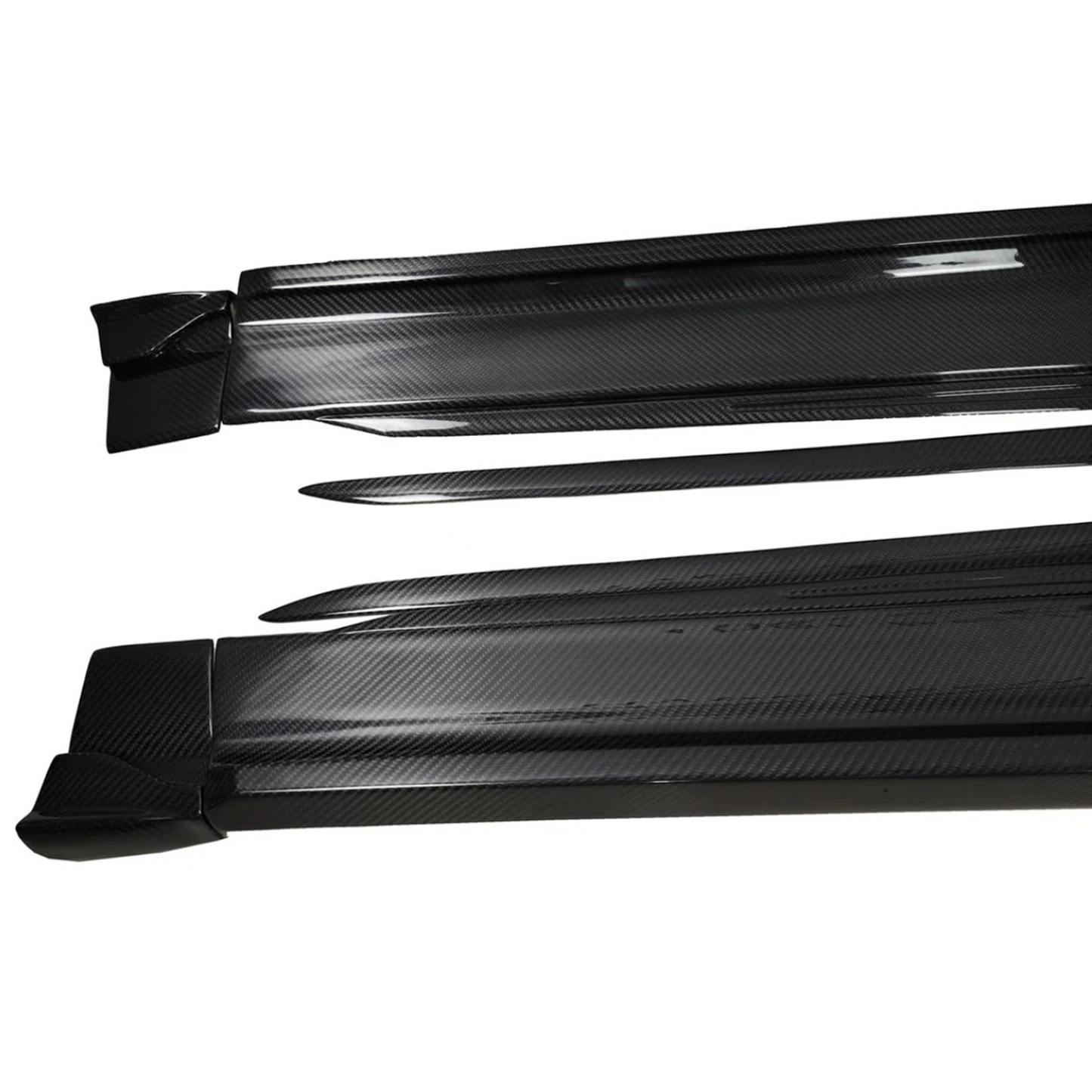 TS Style Dry Carbon Fiber Side Skirts for Lamborghini Urus