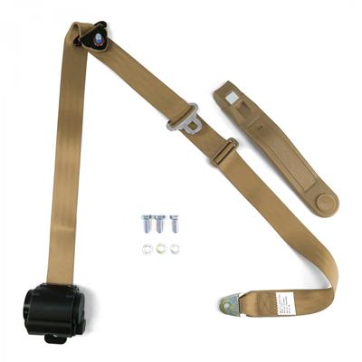SafeTBoy 3-Point Retractable Push Button Buckle Lap Belts - 9456