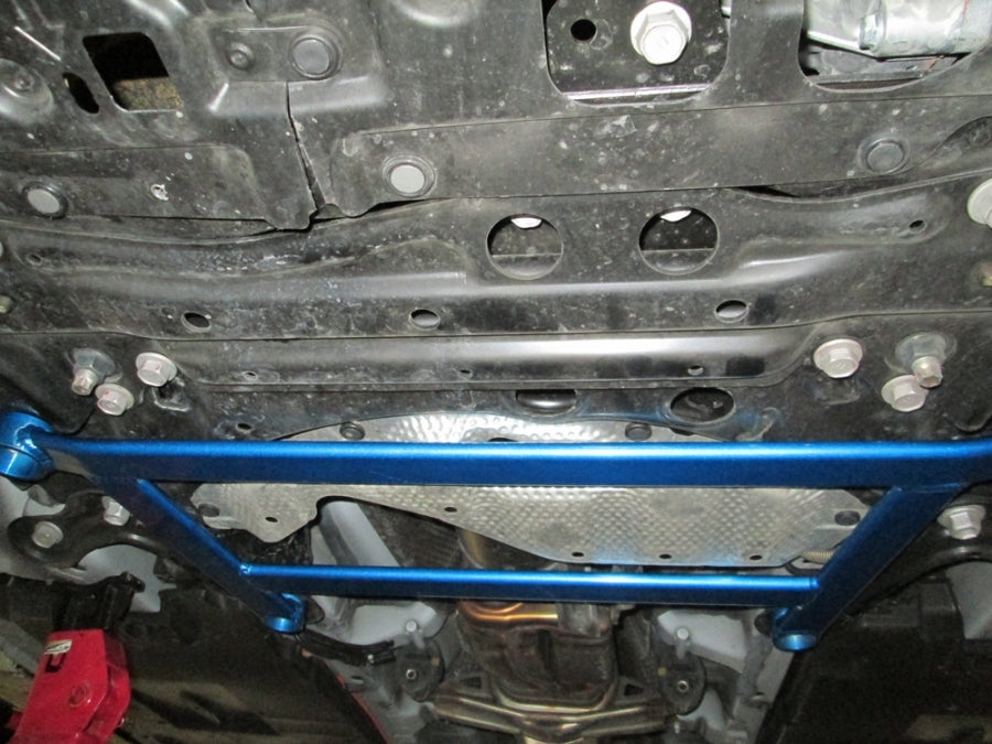 Megan Racing H-Brace for 2011+ Lexus CT200h - Blue - SB-HBLCT200B