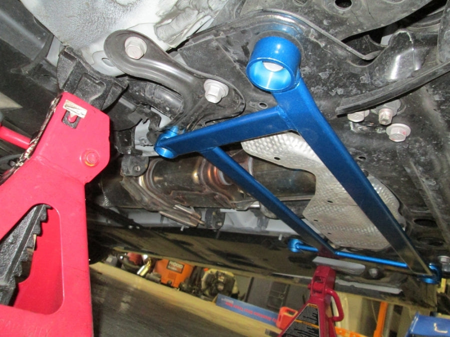 Megan Racing H-Brace for 2011+ Lexus CT200h - Blue - SB-HBLCT200B