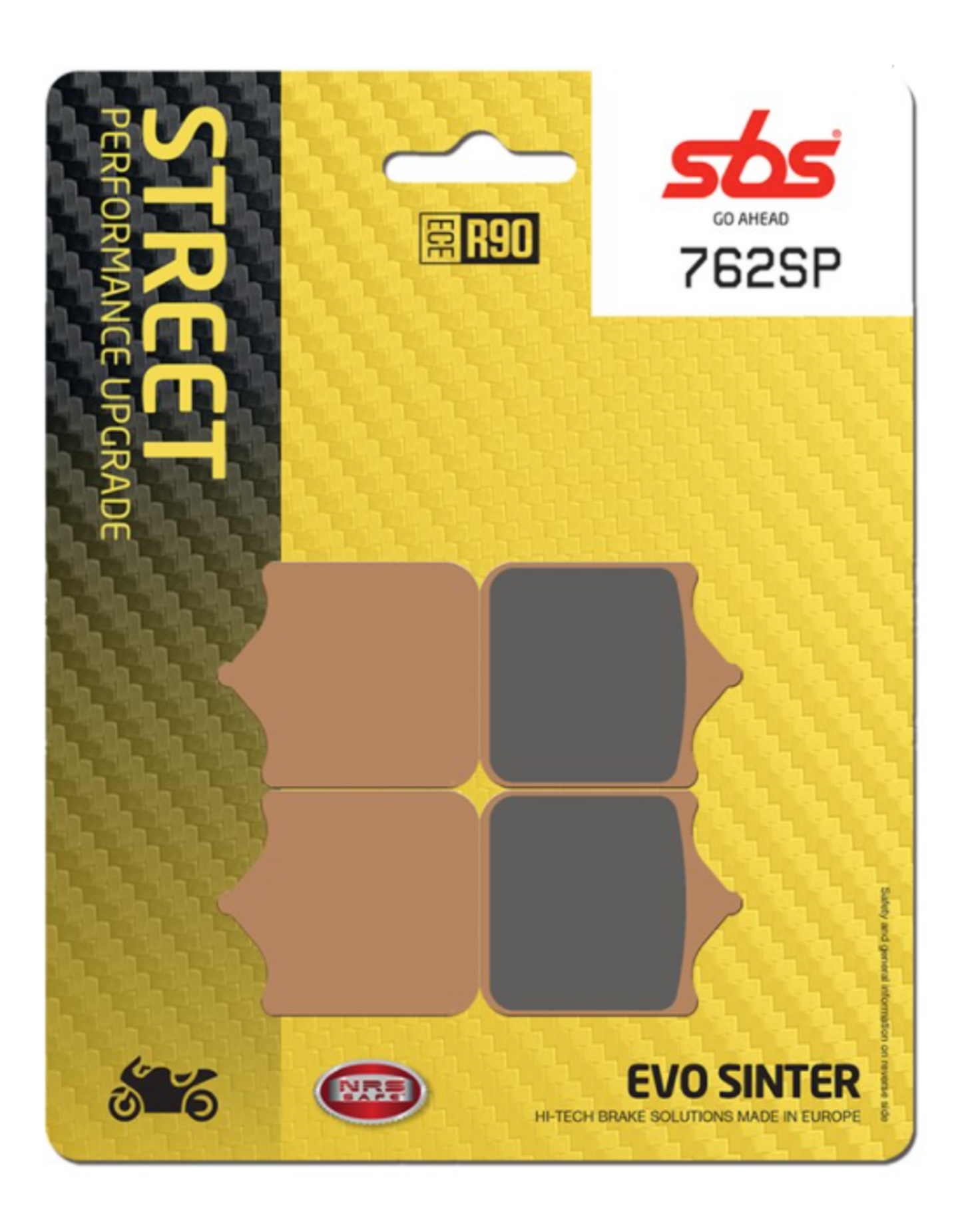 SBS FRONT PADS 762SP