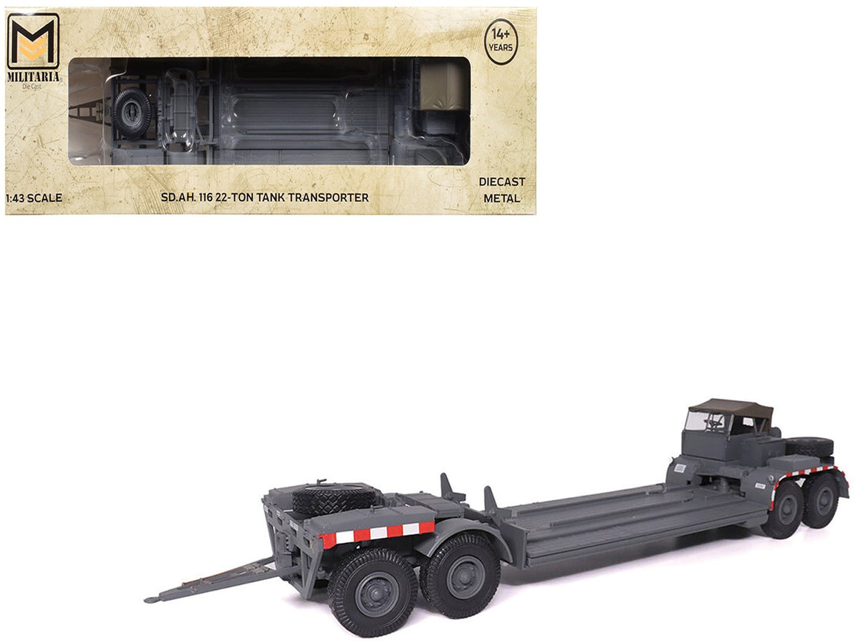 Rapid Vehicles SD.AH. 116 22-Ton Tank Transporter Gray "German Army" 1/43 Diecast Model by...
