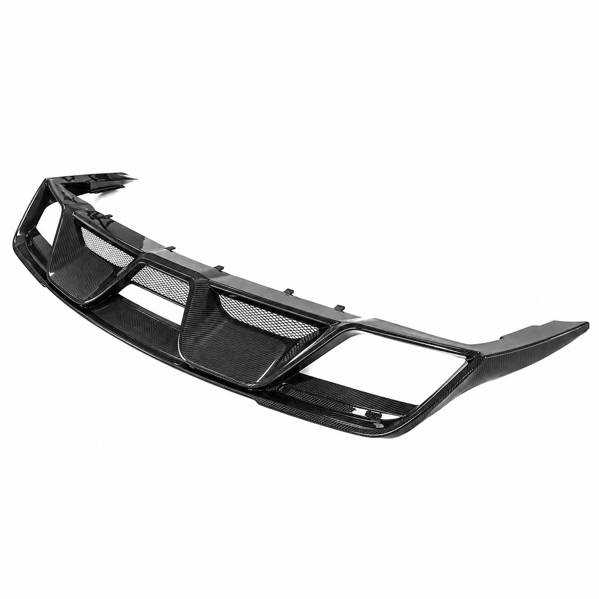 Carbon Fiber Rear Bumper Diffuser for Ford Mustang GT Coupe