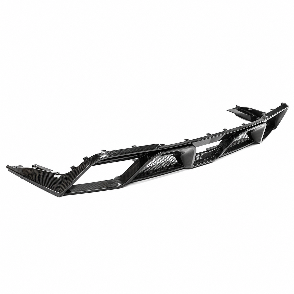 Carbon Fiber Rear Bumper Diffuser for Ford Mustang GT Coupe