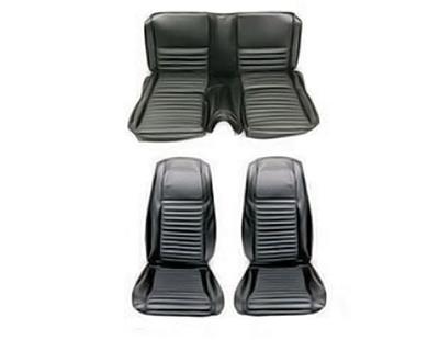 Scott Drake Mach I Seat Upholstery - 69MFULLBKBK