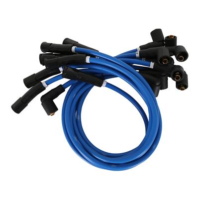 Scott Drake Spark plug wires high performance Blu 8mm spiral-wound inner core,silicone boots and - C7OZ12259BL8