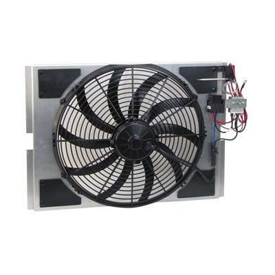 Scott Drake Premium Electric Fan and Shrouds - C7ZZ81468600