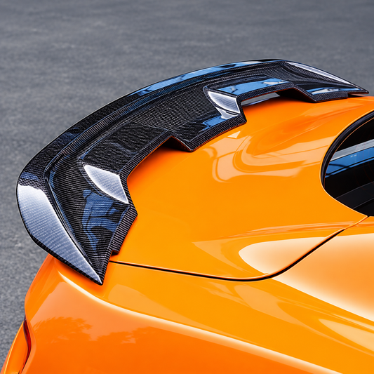 Dry Carbon Fiber Rear Trunk Spoiler Wing for Ford Mustang