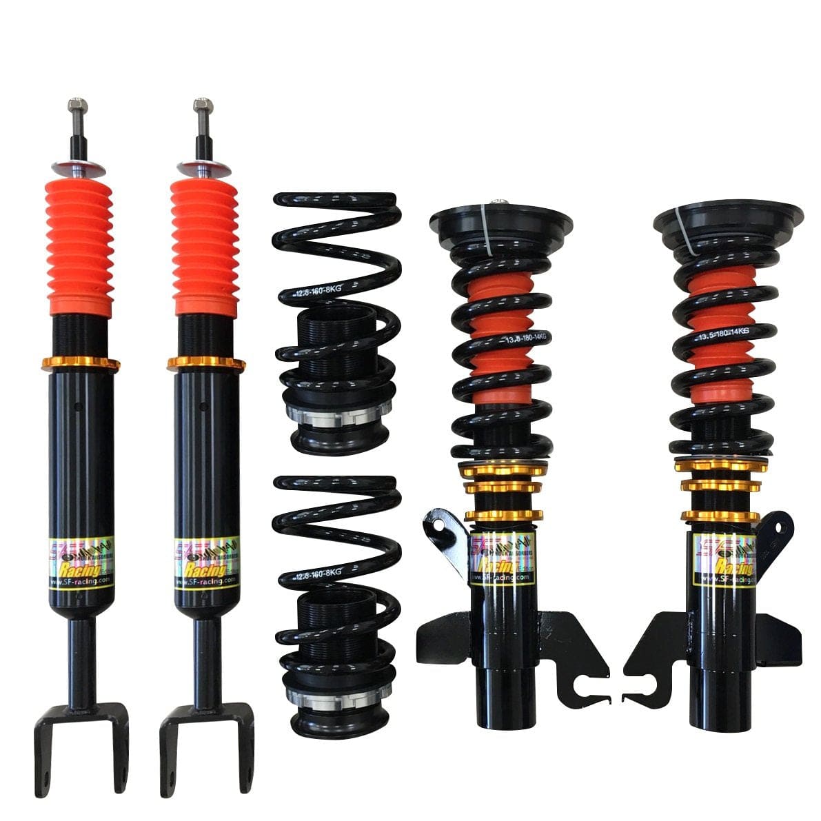 SF Racing Track Coilovers for 1999-2005 Volkswagen Jetta MK4 AWD (A4/1J)