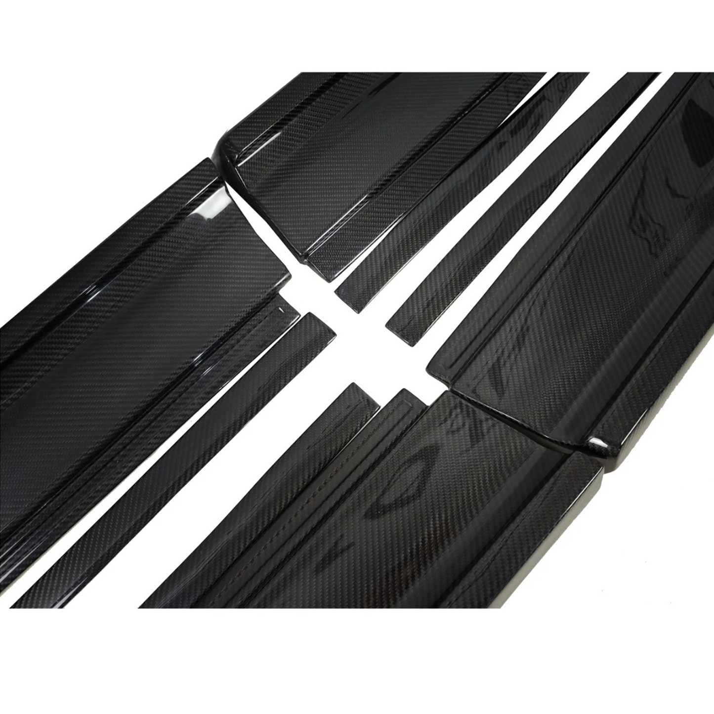 TS Style Dry Carbon Fiber Side Skirts for Lamborghini Urus