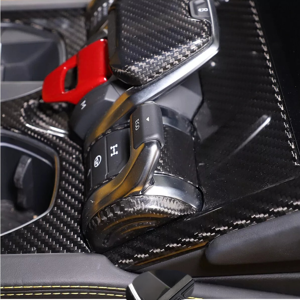 Bull Boost Performance Dry Carbon Fiber Sport Mode Switch Frame Trim for Lamborghini Urus - View 2