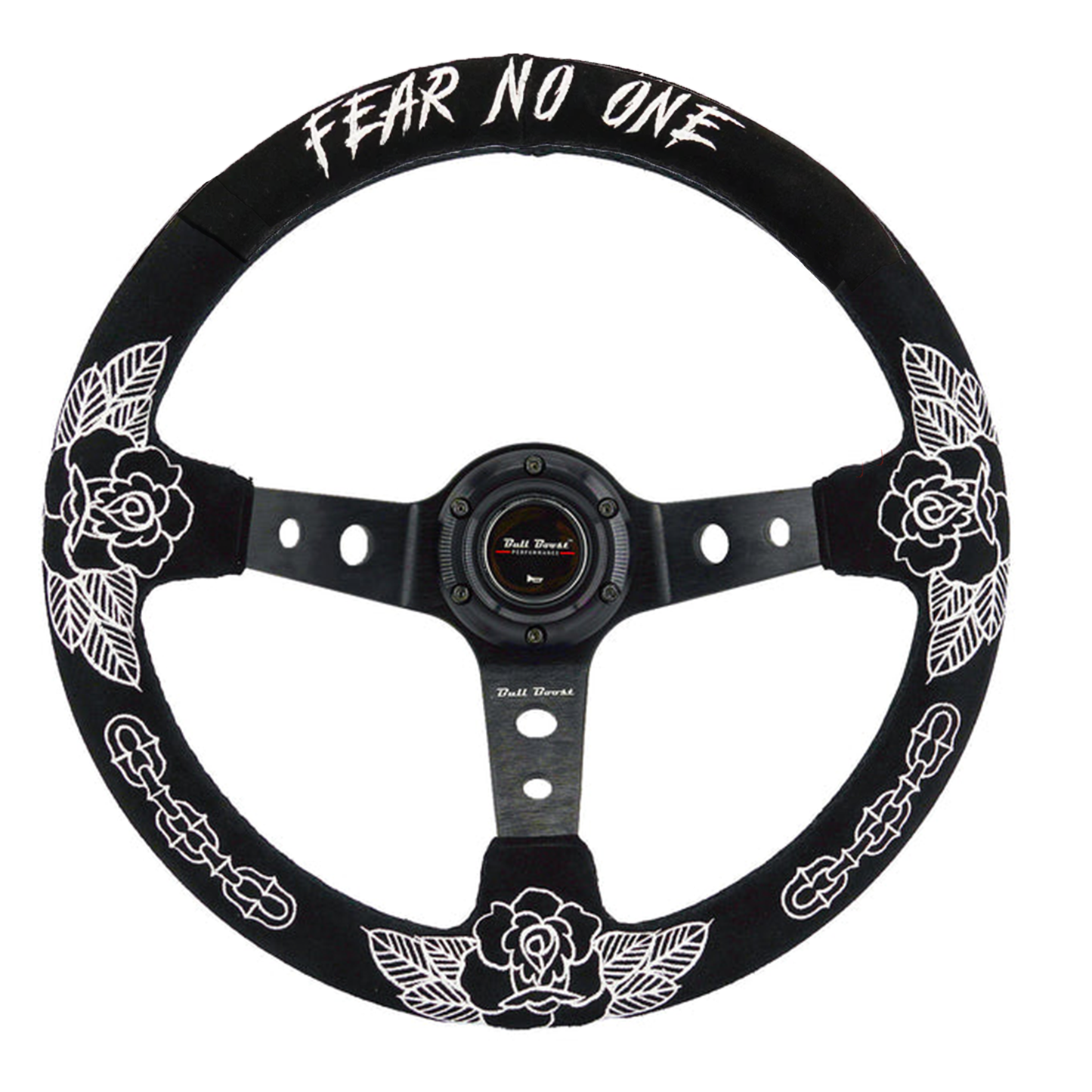 BW Rose 350MM Steering Wheel + Hub Adapter Kit For Subaru Impreza WRX