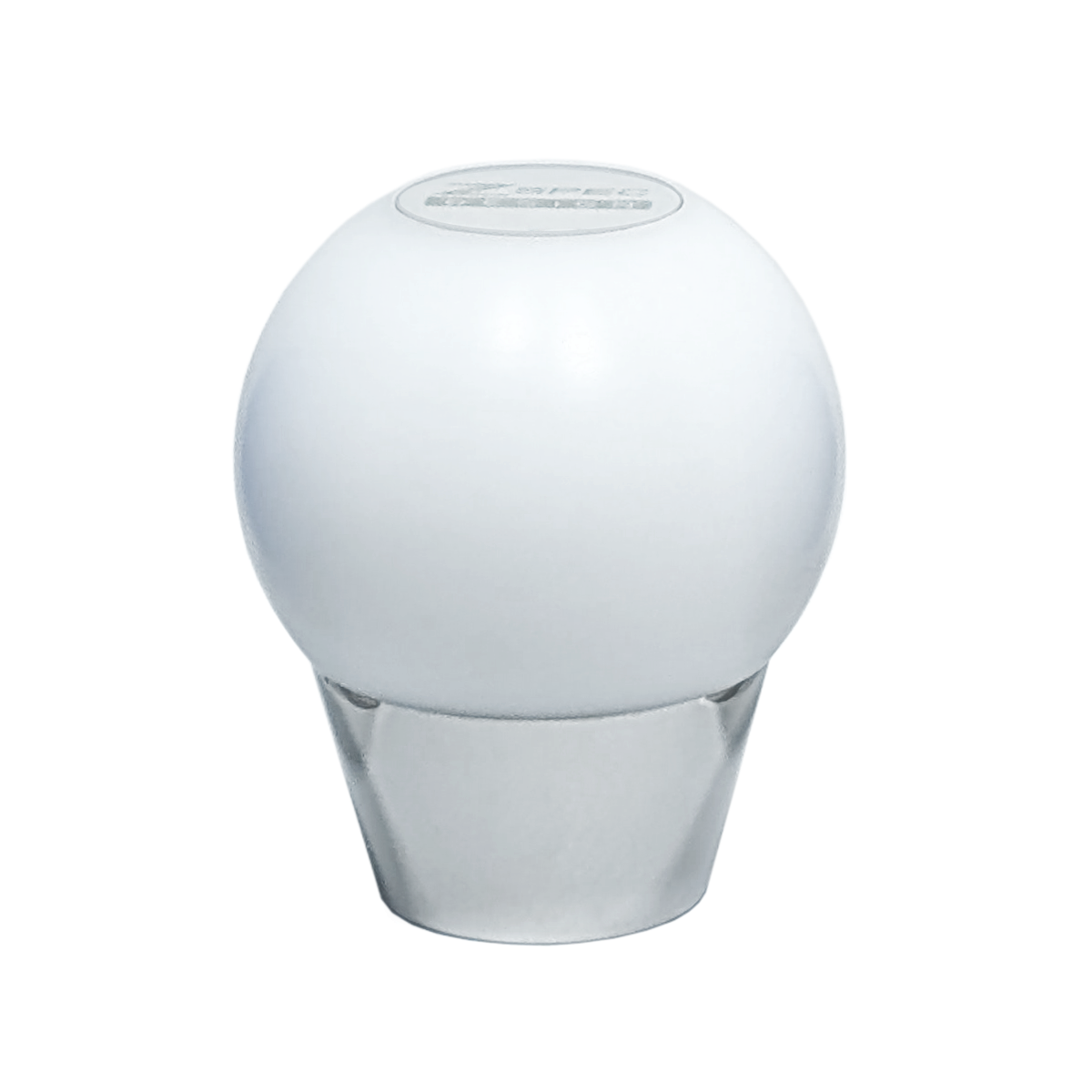 ZSPEC Round Shift Knob, M10-1.25, Delrin & Stainless, 207 Grams, 4-Speed Pattern