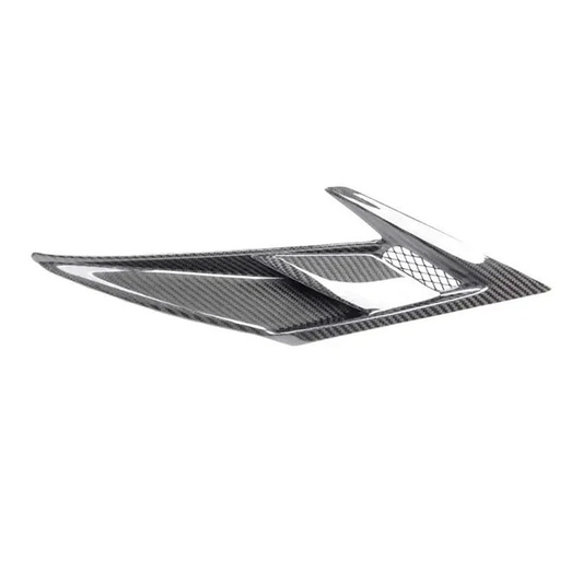 STRATEC SYSTEMS Prepreg Carbon Fiber Front Fender Vent Trims for Ferrari F8