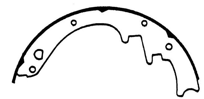 Porterfield Brake Shoes for 1970 FORD MUSTANG 429 V8 w/Front Discs