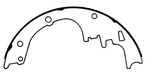 Porterfield Brake Shoes for 1969 CHEVROLET CAMARO w/Front Drums