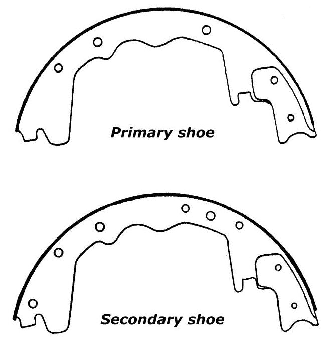 Porterfield Brake Shoes for 1996 FORD F250 3/4 Ton 2WD Rear Drum 7 Lug