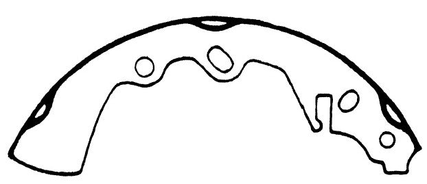 Porterfield Brake Shoes for 1976 MAZDA RX 3