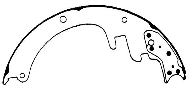 Porterfield Brake Shoes for 1992 CHEVROLET C2500 2WD 13" Rear Drum