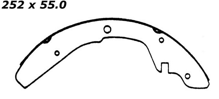 Porterfield Brake Shoes for 1987 VOLKSWAGEN VANAGON