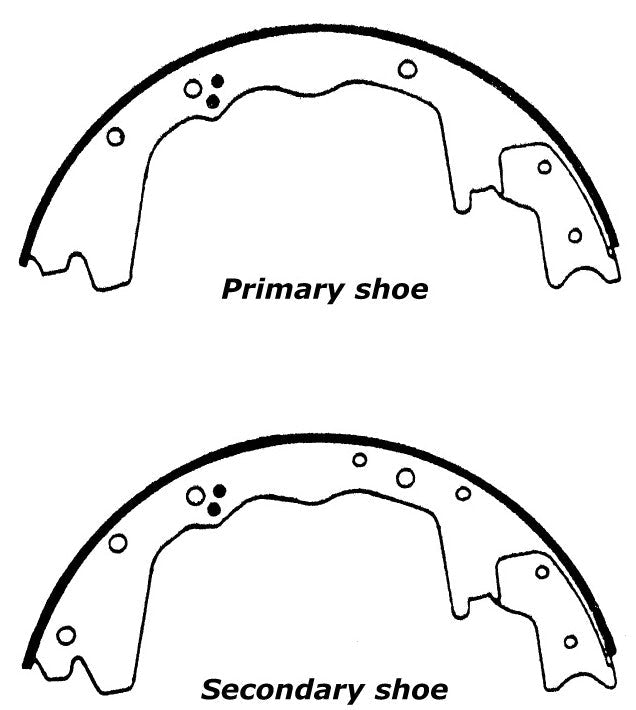 Porterfield Brake Shoes for 1998 FORD F350 1 Ton 4WD DRW  3 1/2