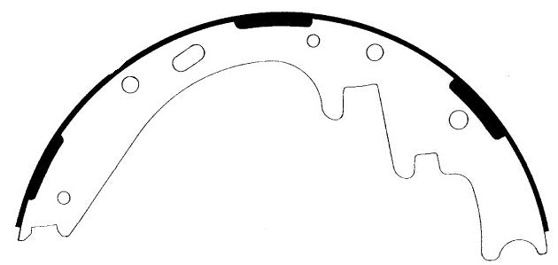 Porterfield Brake Shoes for 2003 FORD F150 4WD Rear Drum 5 Lug