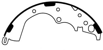 Porterfield Brake Shoes for 2009 TOYOTA TACOMA 2WD 5 Lug