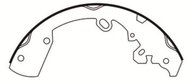 Porterfield Brake Shoes for 2009 DODGE DAKOTA  2WD