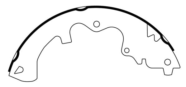 Porterfield Brake Shoes for 2008 FORD ESCAPE