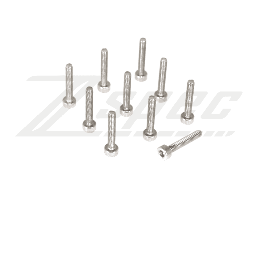 ZSPEC M2-0.4x12mm Fastener, SHSC, Stainless SUS304, 10-Pack