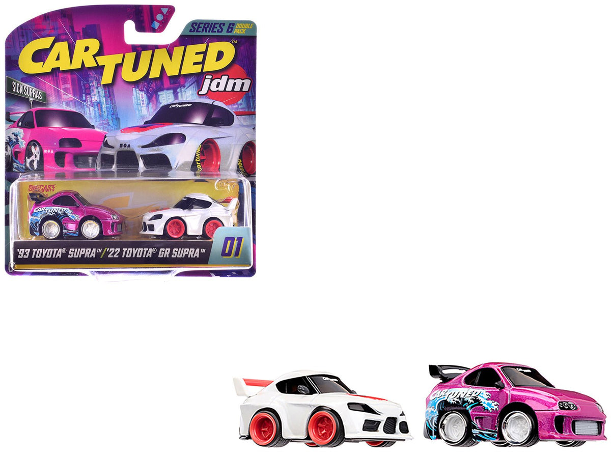 Rapid Vehicles "Sick Supras" Series 6 Toyota Double Pack Set of 2 Cars Diecast Model Cars by...