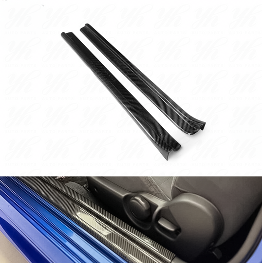Dry Carbon Fiber Door Sill Plates for Nissan Skyline R34 GTR GTT GT