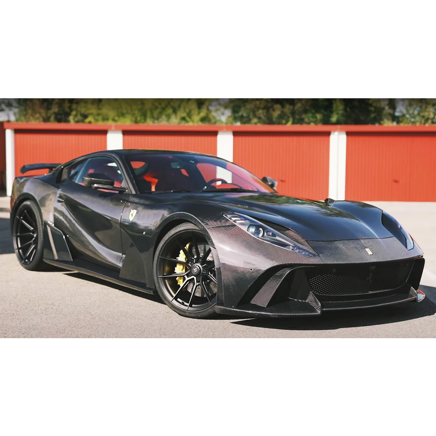 Carbon Fiber Mirror Cover Replacements for Ferrari 812 Superfast GTS